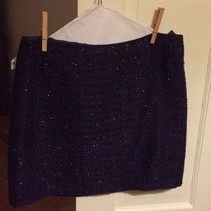 Lined skirt, plum shiny like color